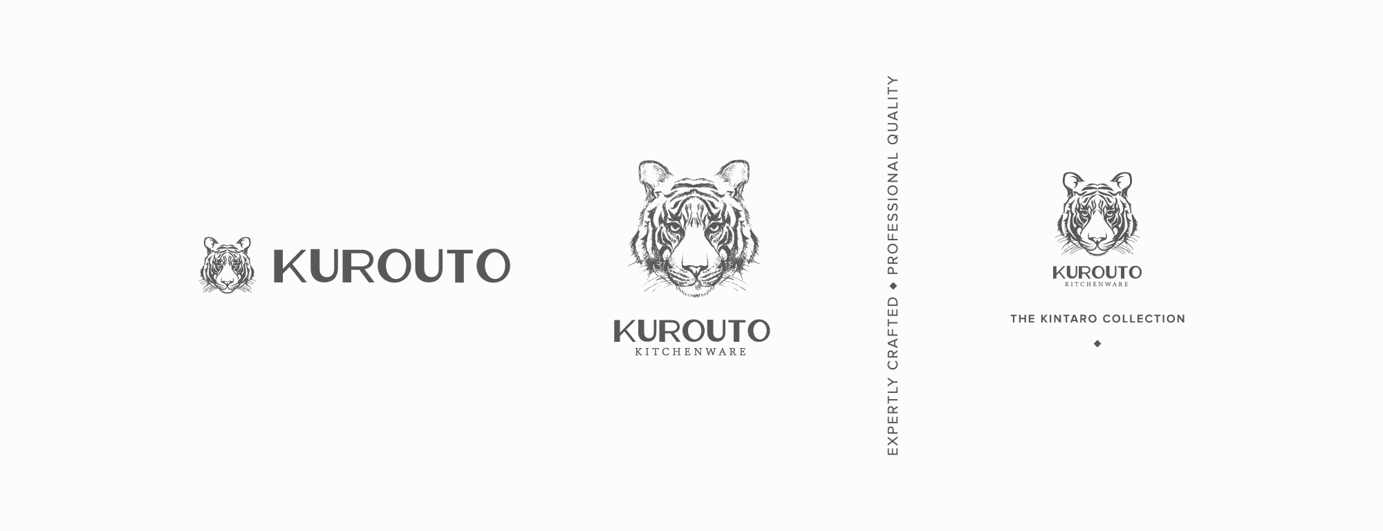Kurouto Kitchenware Brand Identity Logo Secondary Marks